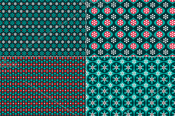 Small Seamless Holiday Patterns in Patterns - product preview 2