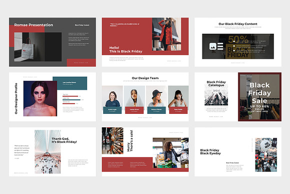 Romae : Black Friday Powerpoint in PowerPoint Templates - product preview 1