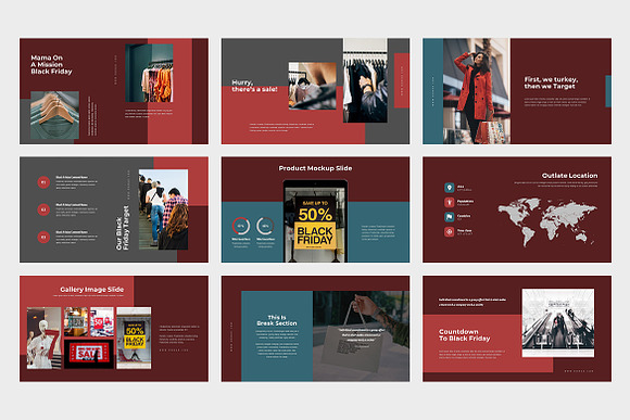 Romae : Black Friday Powerpoint in PowerPoint Templates - product preview 8