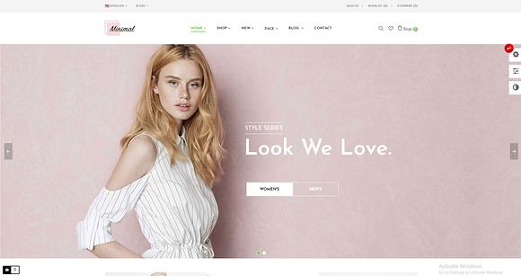 LEO MINIMAL PRESTASHOP THEME in Bootstrap Themes - product preview 2