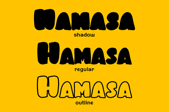 Hamasa Fun Display Font in Display Fonts - product preview 1