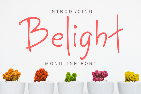 Belight in Script Fonts - product preview 1