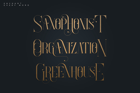 Enchants - Magical font + Extras in Serif Fonts - product preview 7
