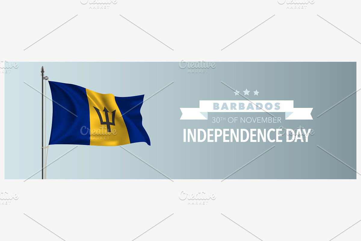 Barbados independence day vector in Illustrations - product preview 8