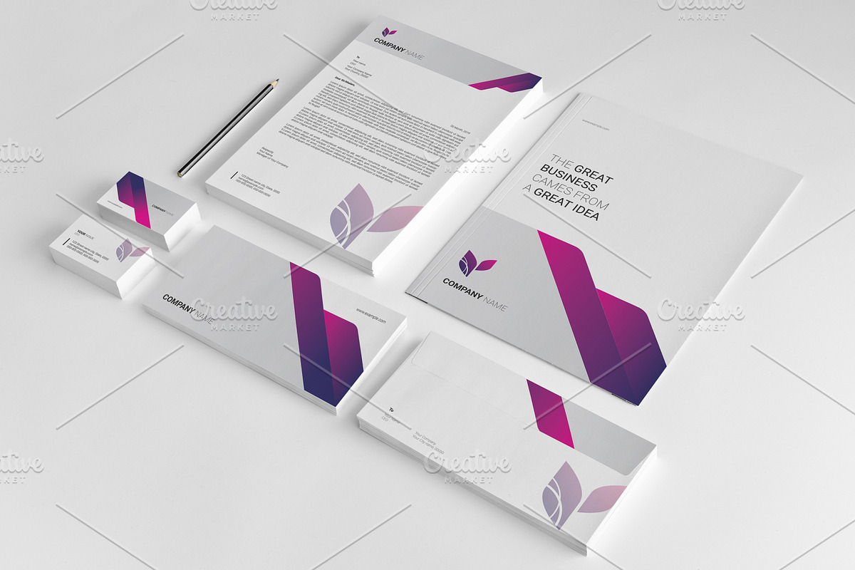 Corporate Identity V15 in Stationery Templates - product preview 8