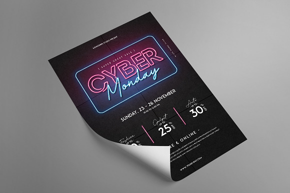 Cyber Monday Flyer in Flyer Templates - product preview 1