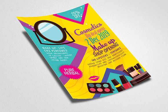 Cosmetics Beauty Make-up Poster in Flyer Templates - product preview 1