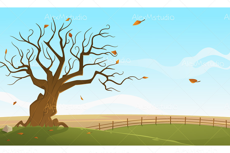 Autumn Background in Illustrations - product preview 8