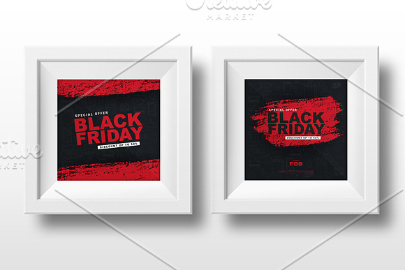 Black Friday Instagram Banners in Instagram Templates - product preview 3