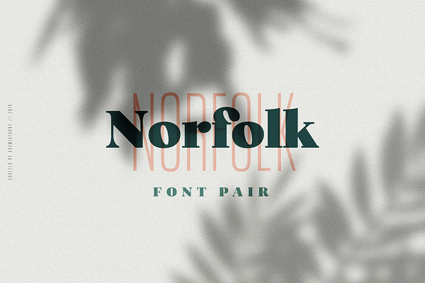 Norfolk - Font Pair Serif & Sans
