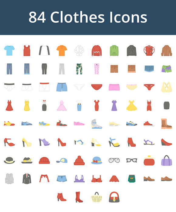 560 Flat Icons in Easter Icons - product preview 3