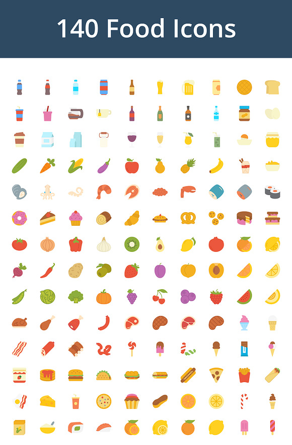 560 Flat Icons in Easter Icons - product preview 4