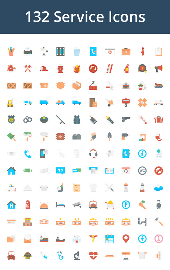 560 Flat Icons in Easter Icons - product preview 6