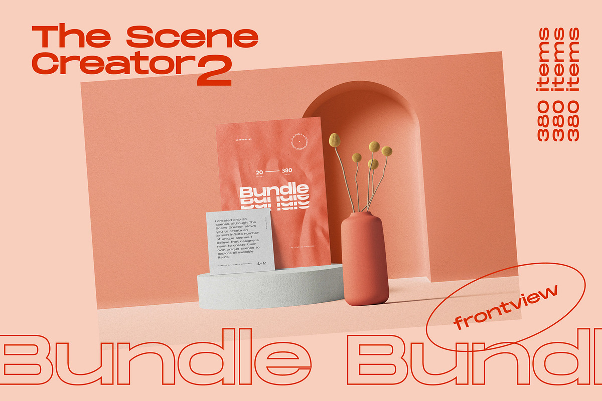 The Scene Creator 2 / frontview in Scene Creator Mockups - product preview 8