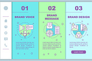 Branding elements mobile web pages