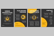 Video production agency brochure