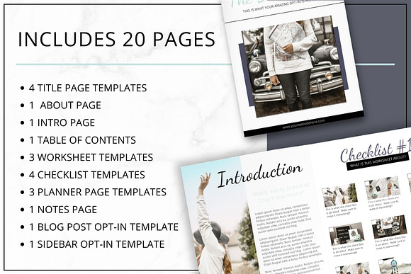 Lead Magnet Templates Canva InDesign in Magazine Templates - product preview 1
