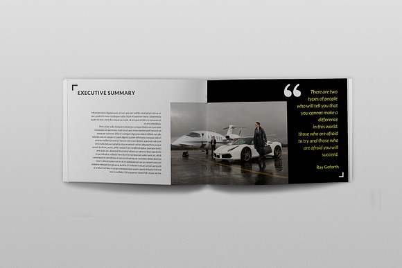 Business Plan Template in Brochure Templates - product preview 2