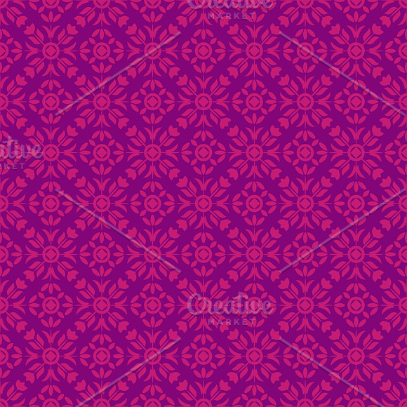 Seamless purple patterns in Patterns - product preview 2