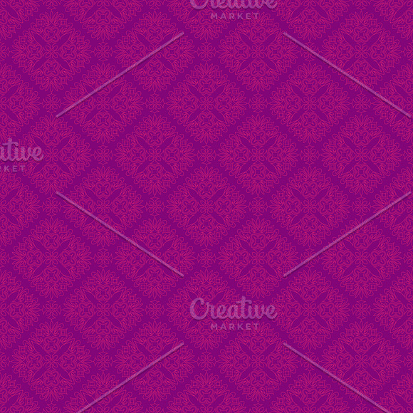 Seamless purple patterns in Patterns - product preview 4