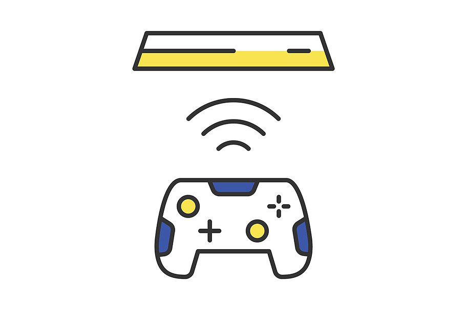 Wireless gaming controller icon in Icons - product preview 8