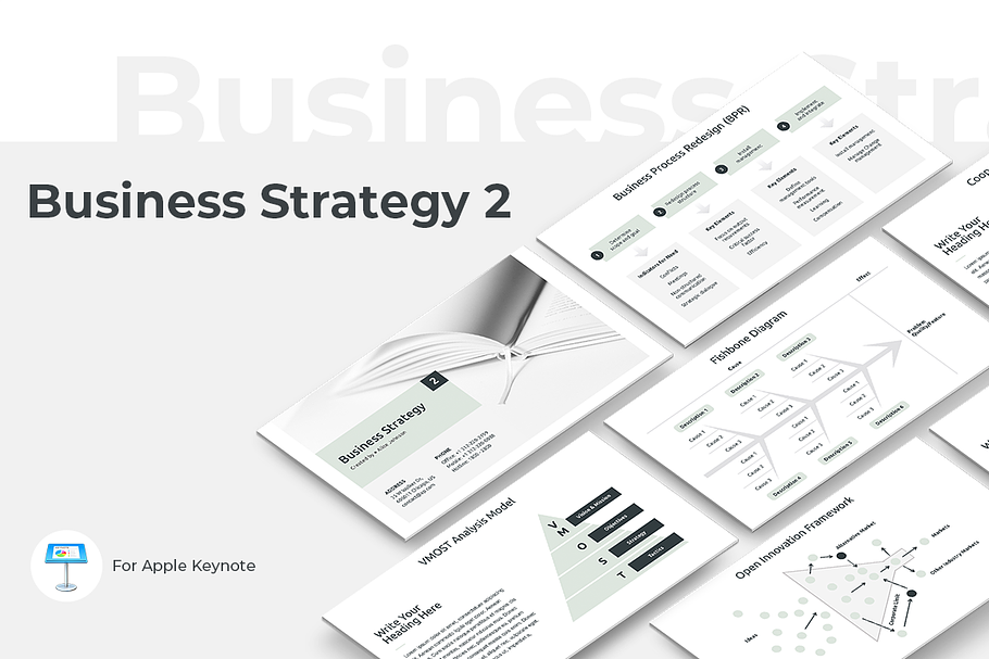 Business Strategy 2 Keynote in Keynote Templates - product preview 8