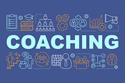 Coaching word concepts banner
