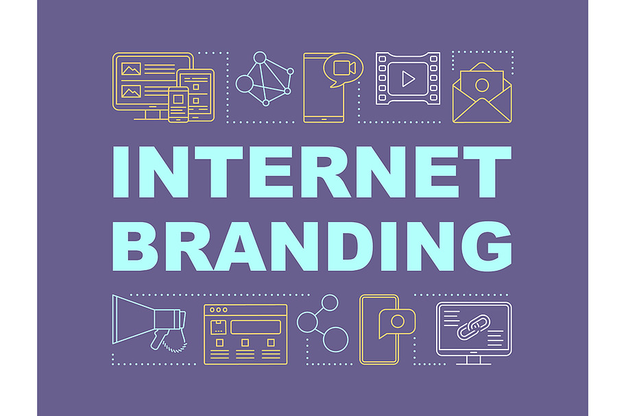 Internet branding banner in Icons - product preview 8