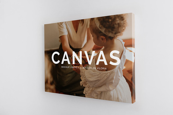 Landscape Canvas Ratio 4x3 Mockup 02 in Print Mockups - product preview 1