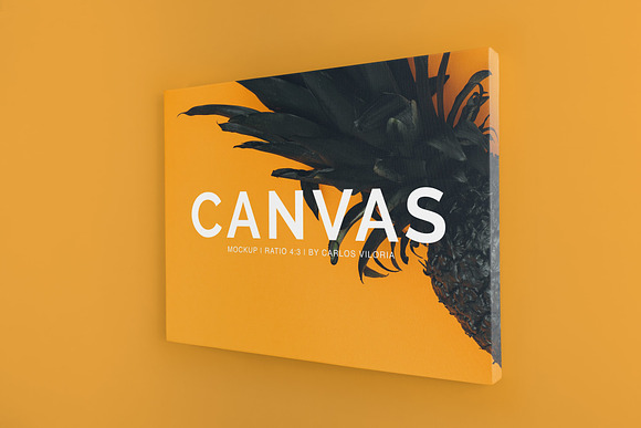 Landscape Canvas Ratio 4x3 Mockup 02 in Print Mockups - product preview 2