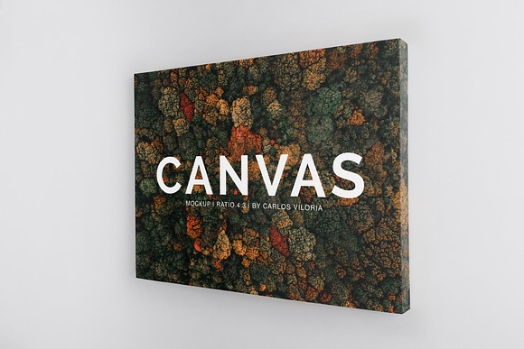 Landscape Canvas Ratio 4x3 Mockup 02 in Print Mockups - product preview 3