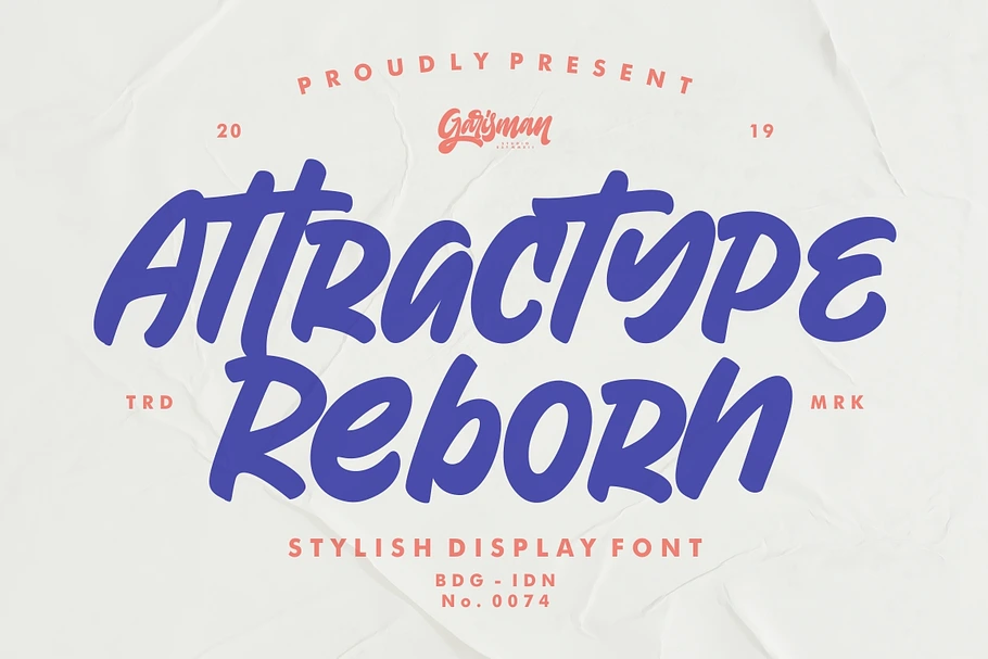 Attractype Reborn - Stylish Font in Display Fonts - product preview 8