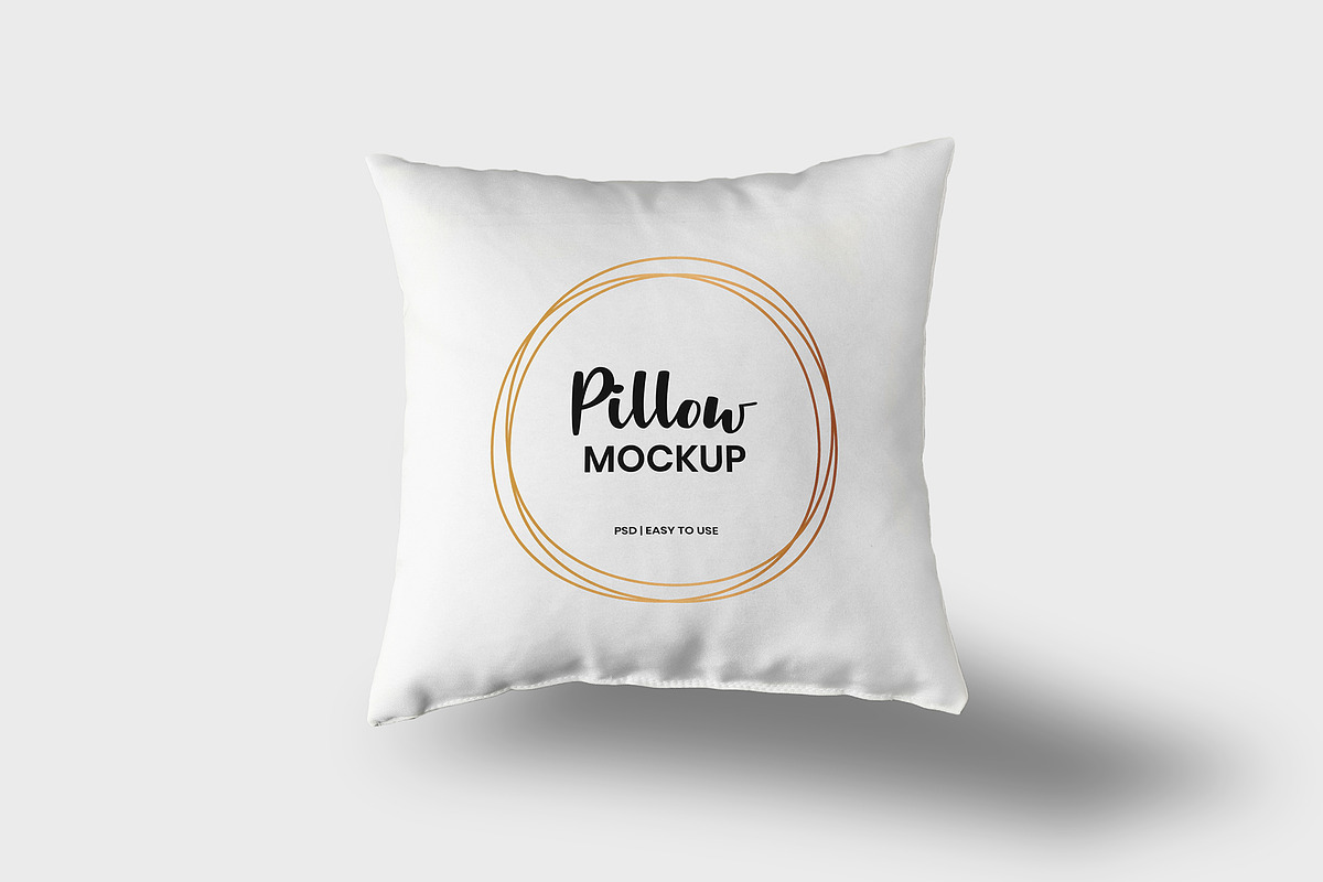 Realistic White Pillow Mockup in Product Mockups - product preview 8