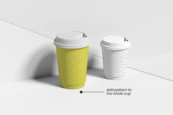 Realistic White Cup Mockups in Product Mockups - product preview 2