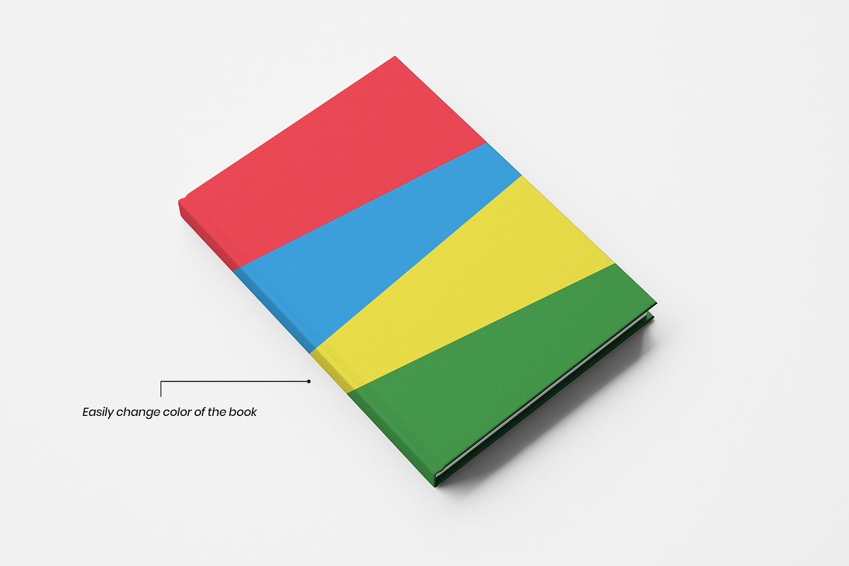 Hardcover Book Mockup in Product Mockups - product preview 8