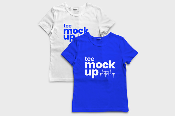 Realistic Tshirt Mockup For Woman
