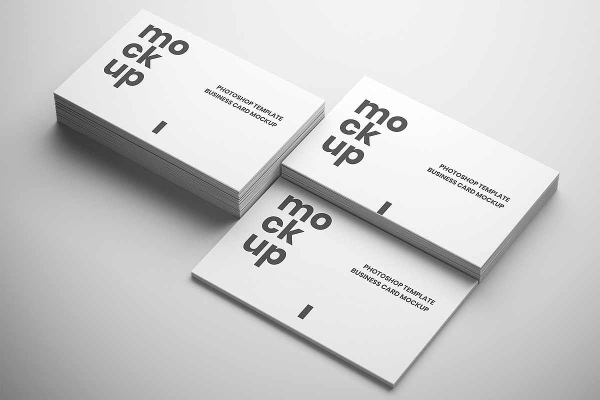 3 in 1 Business Cards Mockup in Product Mockups - product preview 8