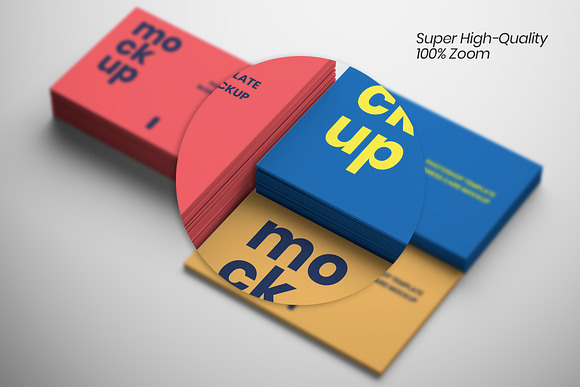 3 in 1 Business Cards Mockup in Product Mockups - product preview 4