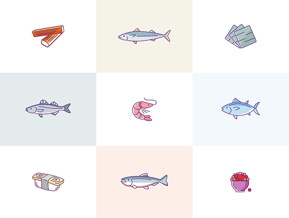 Sushi Icons in Japanese Icons - product preview 1