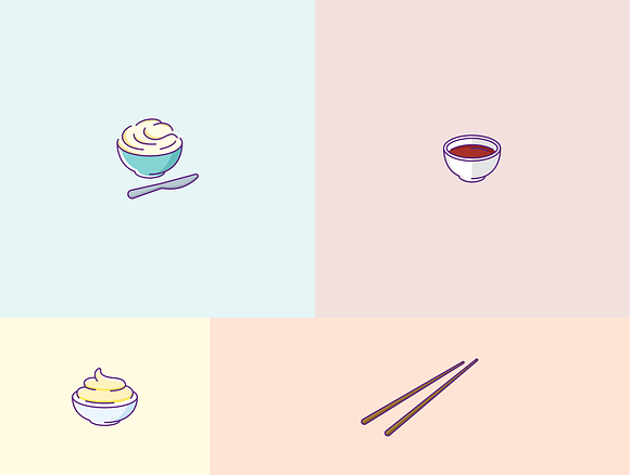 Sushi Icons in Japanese Icons - product preview 5