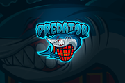 Shark Predator - Mascot &Esport Logo