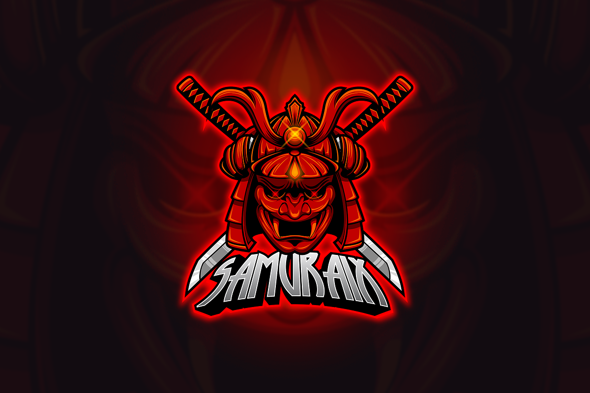 Samurai - Mascot & Esport Logo in Logo Templates - product preview 8