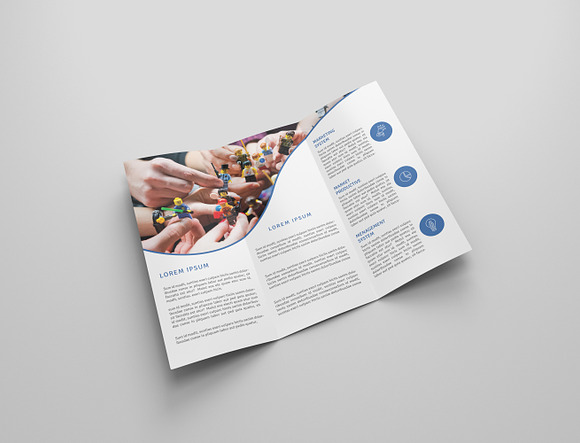 6 Corporate Tri Fold Bochures in Brochure Templates - product preview 3