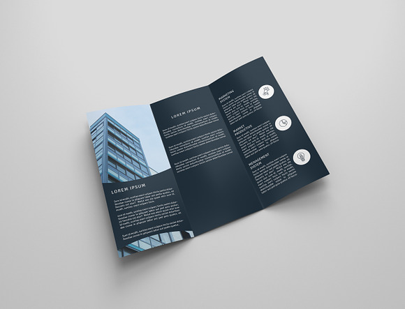6 Corporate Tri Fold Bochures in Brochure Templates - product preview 5