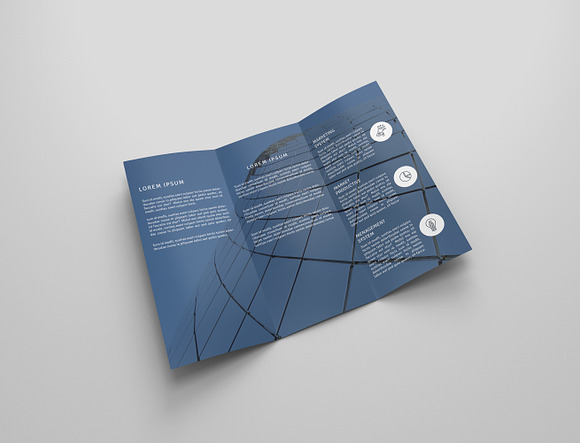 6 Corporate Tri Fold Bochures in Brochure Templates - product preview 7