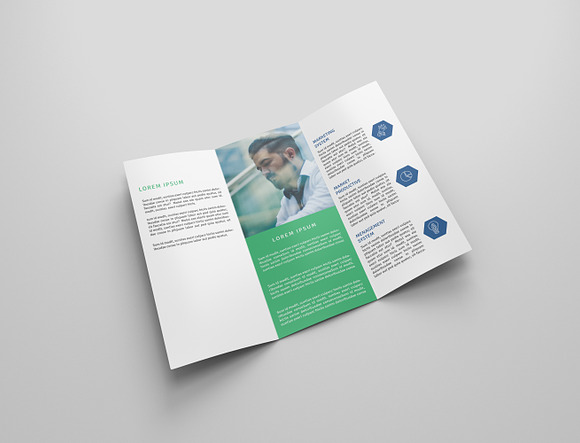 6 Corporate Tri Fold Bochures in Brochure Templates - product preview 11