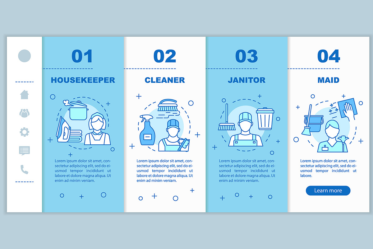 Cleaning agency staff web pages in Website Templates - product preview 8