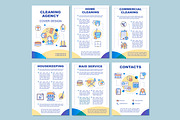 Cleaning agency brochure template