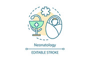Neonatology concept icon