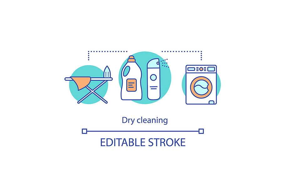 Dry cleaning concept icon in Icons - product preview 8